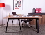 Composad Eckschreibtisch »Davinci«, mit Metallbeinen, 171,5x150 cm, 100% recyceltes Holz, Made in Italy