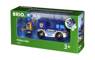Brio Bahn-Zubehör POLIZEIWAGEN 2-teilig in blau
