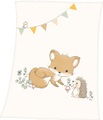 babybest® Microfaserflauschdecke Waldfreunde