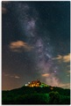 Artland, Artland Wandbild »Milchstrasse über der Burg Hohenzollern«, Bilder vom Sternenhimmel, (1 St.), gedruckt