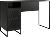 Dorel Home Schreibtisch »Purdue«, (1 St.), Tür mit Magnetverschluss, Gestell aus Metall, Höhe 76,5 cm