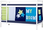 Hoppekids, Hoppekids Etagenbett, Liegefläche 90x200 cm, mit Textilset und wahlweise mit Matratze