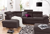 exxpo - sofa fashion Ecksofa, wahlweise mit Bettfunktion und Bettklasten