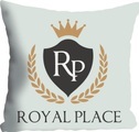 queence Dekokissen »Royal Place«, (1 St.), mit Schriftzug und Krone