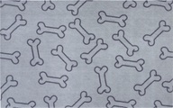 Hanse Home - Hundedecke Bones - 50 x 80 cm - Grau