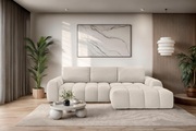 INOSIGN Ecksofa »AZITA klein optionale Schlafsofa mit Bettkasten, B/T/H: 270/166,5/84cm«, L-Form mit Wellenunterfederung, Bubble-Optik