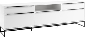 Mca Furniture - TV-Möbel - Weiss und Schwarz