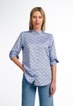 ETERNA LANGARM BLUSE MODERN CLASSIC UPCYCLING SHIRT OXFORD BLAU/WEISS