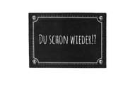 Fussmatte Pechkeks: ''Du schon wieder!?''