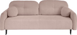 Leonique 2,5-Sitzer »BLAISE«, nachts: Schlafsofa (Liegefläche 140/200 cm) mit Bettkasten, tagsüber 3-Sitzer-Sofa mit trendigem Strukturbezug und Zier-und Rückenkissen.