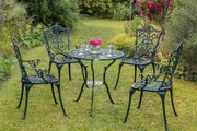 MERXX Gartenmöbelset »Lugano«, 5tlg., 4 Sessel, Tisch, Aluminium