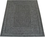 PACO HOME, Paco Home Teppich »Liege 390«, rechteckig, 4 mm Höhe, Flachgewebe, melierte Sisal Optik, mit Bordüre, In- und Outdoor geeignet, Wohnzimmer