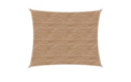 Windhager Sonnensegel Capri - Rechteck - Braun -