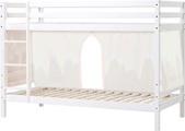 Hoppekids Etagenbett, Liegefläche 90x200 cm, mit Textilset und wahlweise mit Matratze