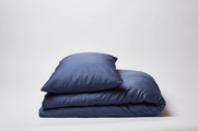 Journey Living - Duvetbezug Braga Ocean Blue, 160 x 210 cm