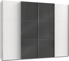 Fresh To Go Schwebetürenschrank »Level«, mit Glastüren und Synchronöffnung