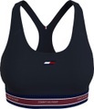 Tommy Hilfiger Sport, Tommy Hilfiger Sport Sport-Bustier »MID INTENSITY SEASONAL TAPE BRA«, mit TH-Logo auf der Brust