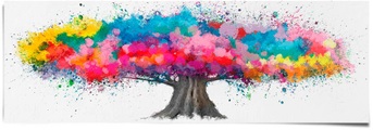 Reinders! Poster »Bunter Baum«