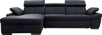 exxpo - sofa fashion Ecksofa, inklusive Kopfteil- und Armteilverstellung, wahlweise mit Bettfunktion