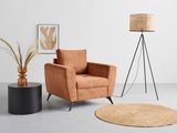 andas Sessel »Lörby Luxus«, Belastbarkeit bis 140kg pro Sitzplatz, auch mit Aqua clean-Bezug, feine Steppung im Sitzbereich, lose Kissen