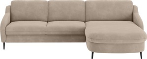 sit&more Ecksofa »Soul L-Form«, wahlweise mit Bettfunktion und Bettkasten oder Schubkasten