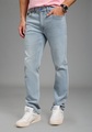 KangaROOS Jogg Pants Straight-Fit, normale Leibhöhe, mit Knopf-Applikation