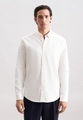 seidensticker Flanellhemd, Regular 1/1 Button-Down-Kragen Uni