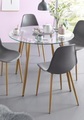 my home Glastisch »Miller«, runder Esstisch mit einem Ø von 100 cm