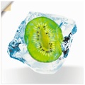 Artland, Artland Wandbild »Kiwi im Eiswürfel«