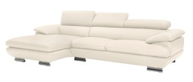 CALIA ITALIA Ecksofa »Magic«, in 2 Lederqualitäten