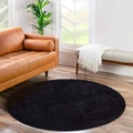 Carpet City Hochflor-Teppich »City Shaggy«, rund, 30 mm Höhe, Teppich Einfarbig Uni, besonders flauschig-weich, ideal für Wohnzimmer & Schlafzimmer