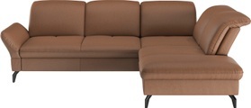 sit&more Ecksofa »Leandro L-Form«, Wahlweise mit Bett-, Kopfteil - und Armlehnfunktion, sowie Stauraum
