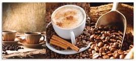 Artland Küchenrückwand »Kaffee - Cappuccino - Heisser Kaffee«