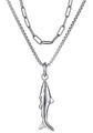 Firetti Kette mit Anhänger »Schmuck Geschenk, Delfin«, (Set, 1 tlg.), zu Kleid, Shirt, Jeans, Sneaker! Anlass Geburtstag Weihnachten