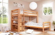TICAA, Ticaa Einzel-/Etagenbett, Buche »Lupo«