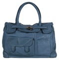 Samantha Look Shopper, echt Leder, Made in Italy
