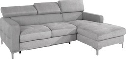COTTA Ecksofa, inklusive Kopfteilverstellung, wahlweise mit Bettfunktion