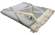 Adam Elements - ADAM - Tagesdecke Casket Valdelana, 145 x 200 cm, Beige / Reinweiss