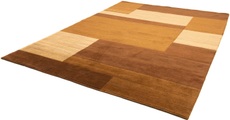 morgenland Wollteppich »Nepal Teppich handgeknüpft braun«, rechteckig, 18 mm Höhe