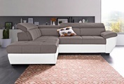 COTTA Ecksofa, inklusive Kopfteilverstellung, wahlweise mit Bettfunktion + Bettkasten