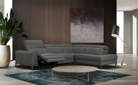 CALIA ITALIA Ecksofa »Benja, Designsofa mit erstklassigen Komfortfunktionen zum Wohlfühlen« in Leder, mit elektrischer Relaxfunktion