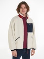 TOMMY JEANS, Tommy Jeans Outdoorjacke »TJM OUTDOOR TEDDY JACKET EXT«, mit Logoprägung