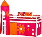 Hoppekids Hochbett »Flowerpower«