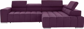 exxpo - sofa fashion Ecksofa, mit Kopf- bzw. Rückenverstellung, wahlweise mit Bettfunktion