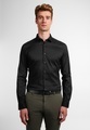 ETERNA LANGARM HEMD SUPER-SLIM PERFORMANCE SHIRT STRETCH SCHWARZ