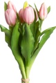 DELAVITA Kunstblume »Willa«, (Set, 7 St.), Tulpenbündel im 7er-Set