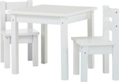 Hoppekids Kindersitzgruppe »MADS Kindersitzgruppe«, (Set, 5 tlg., 1 Tisch, 4 Stühle), in vielen Farben, mit vier Stühlen
