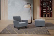 Egoitaliano Sessel »QQ«, zum Hocker zusammenklappbar, inkl. Rollen
