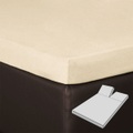 BETTWARENSHOP Spannbettlaken »Multi-Stretch Split-Topper«, (1 St.), für Matratzentopper mit Einschnitt