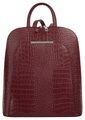 Cluty Cityrucksack, echt Leder, Made in Italy
